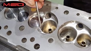 Offset valve guides and valve seat blending explained [upl. by Crissy]