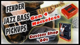 Fender Jazz Bass Pickups Gen 4 vs Custom Shop 60s [upl. by True]