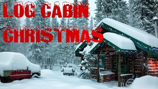 Snowy Christmas At The Log Cabin In The Beautiful Canadian Rocky Mountains [upl. by Tibbetts353]