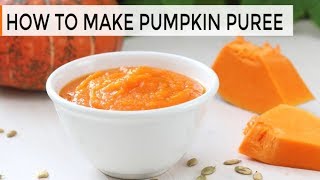 HowTo Make Pumpkin Puree  DIY Pumpkin Puree [upl. by Desimone]