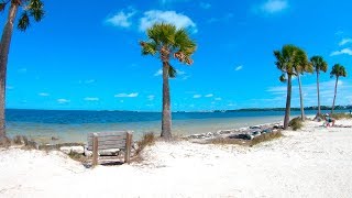 Sunset Beach Tarpon Springs Florida  Walking Tour [upl. by Gytle37]