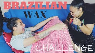 Extreme Brazilian Wax Challenge  FIRST TIME WAXING 😂 [upl. by Violet]