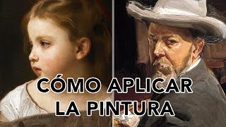 Cómo aplicar la PINTURA al ÓLEO  5 técnicas [upl. by Kalinda]