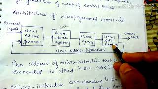 Microprogrammed control unit lecture25coa [upl. by Littell103]