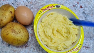 MASHED POTATO RECIPE FOR BABYBABY FOODVEGETABLE PUREE6MONTHS [upl. by Aiceled]