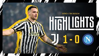 HIGHLIGHTS JUVENTUS 10 NAPOLI  GATTI SCORES AGAIN  SERIE A [upl. by Krystyna]