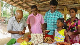 Our traditional New Year customs  Sinhalaamphindu New Yearvillage kitchen recipe Sri Lanka cooking [upl. by Euqinna]