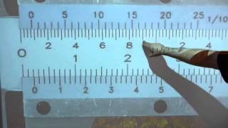 Read a fineadjusting Vernier caliper 11000 inch [upl. by Cobbie542]