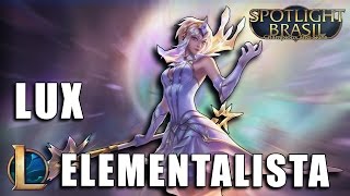 Lux Elementalista  League of Legends Completo [upl. by Yenhpad]