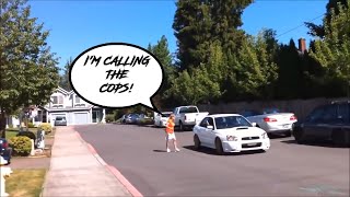 CRAZY KARENS vs Tuners COPS CALLED FOR GUNSHOTS😂 [upl. by Varipapa]