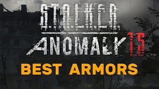 STALKER Anomaly 15 Best Armors and Outfits [upl. by Ellevel721]