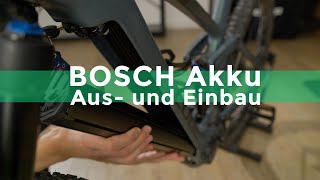 TechHilfe Bosch EBike Akku aus und einbauen [upl. by Anabel163]