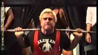 Tom Platz squats 500 Lbs for 23 reps [upl. by Sivel]