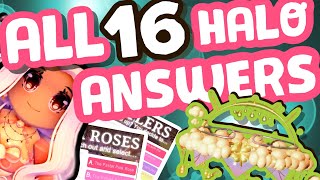 UPDATED HALO ANSWERS 😇 ALL 16 FOUNTAIN STORY HALO ANSWERS to WIN 🍀 The Lucky Halo 2021 ROYALE HIGH [upl. by Inaffyt]