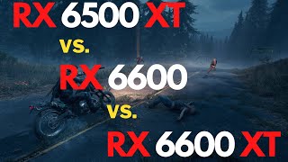 RX 6500 XT vs RX 6600 vs RX 6600 XT [upl. by Joshuah299]