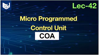 Microprogrammed control unit  introduction  COA  Lec42  Bhanu Priya [upl. by Dawna]