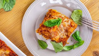 How To Make Lasagna By Valerie Bertinelli  Her Mom [upl. by Eelrahc]