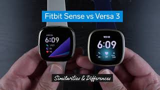 Fitbit Sense vs Versa 3 7 Major Differences [upl. by Norman]