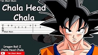 Dragon Ball Z OP 1  Chala Head Chala Guitar Tutorial [upl. by Nnylirehs]