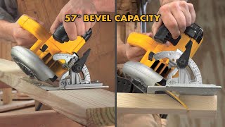 How to cut a bevel angle using a circular saw [upl. by Stratton]