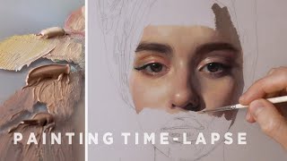 OIL PAINTING TIMELAPSE  “Blossom” [upl. by Sacrod]