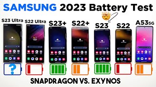 ULTIMATE 2023 Samsung Battery Test [upl. by Novia]