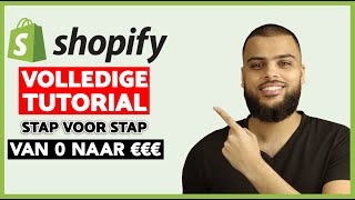 Een eigen webshop beginnen met dropshippen  Stap voor stap tutorial via Shopify Nederland [upl. by Anjali]