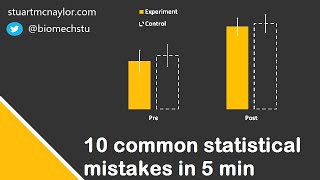 Ten Statistical Mistakes in 5 Min [upl. by Warthman]