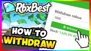 ✨ How to Withdraw ROBUX RBXBEST 2023✨ [upl. by Marduk]