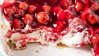 Easy No Bake Cherry Delight [upl. by Marleah]