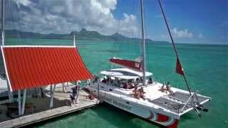 Catamaran Cruises Mauritius [upl. by Arodasi471]