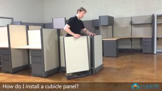 Cubicle Panel Installation [upl. by Husha770]