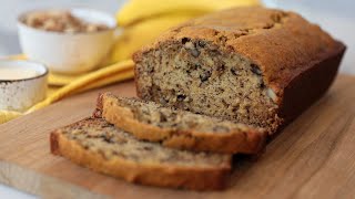 The PERFECT Banana Bread Recipe  Baking Basics [upl. by Hgielah]