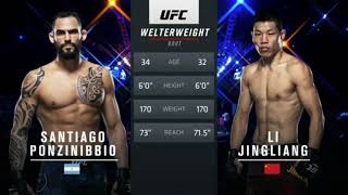 UFC on ABC 1 Ponzinibbio vs Jingliang Full Fight Highlights [upl. by Eiramesor]