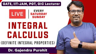 Definite Integral  Calculus  Definite Integral Properties For GATE IITJAM PGT  GIC [upl. by Htims64]