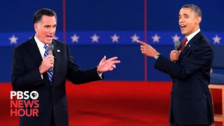 Obama vs Romney The second 2012 presidential debate [upl. by Nallid871]