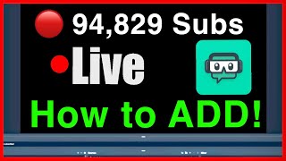 Streamlabs OBS How to ADD YouTube Live Subscriber Count New [upl. by Lleze711]