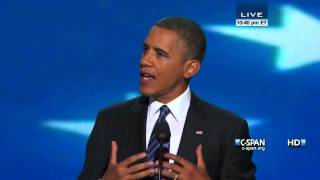 President Obama Acceptance Speech at 2012 Democratic National Convention CSPAN  Full Speech [upl. by Bald]