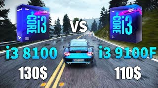 Core i3 9100F vs Core i3 8100 Test in 9 Games [upl. by Hassett97]