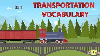 Transportation Vocabulary and Vehicle Names [upl. by Domeniga432]