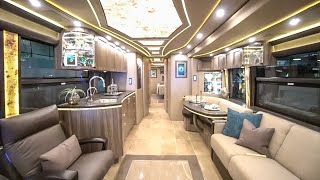 A Detailed Look Inside A 25 Million Dollar Prevost Motorhome  2020 Marathon Coach [upl. by Rikki]