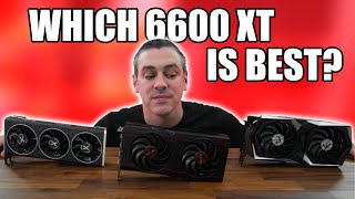 The ULTIMATE RX 6600 XT SHOWDOWN MSI  Sapphire  XFX TESTED [upl. by Ainivad]