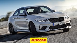 BMW M2 Competition 2019 review  better than a Porsche 718 Cayman  Autocar [upl. by Kcirdneh]