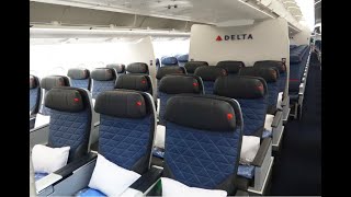 Delta A330900 Neo cabin tour 4k [upl. by Ellevehs891]