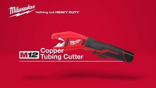 Milwaukee® M12™ Copper Tubing Cutter [upl. by Chuipek703]