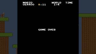 Super Mario Bros  Game Over NES [upl. by Ottilie292]