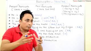 Present Past and Perfect Participles in English Grammar  PART 3 [upl. by Kathlene146]