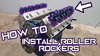 How To InstallAdjust Roller Rockers  SBF With New TrickFlow 11R Heads [upl. by Derinna]