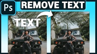 How To Remove Text From An Image In Photoshop [upl. by Brittani]