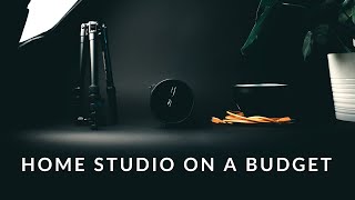 How to Build a HOME PHOTOGRAPHY STUDIO in a SMALL PLACE [upl. by Moguel]